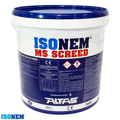 ISONEM by ALFAS Gris / 25 kg ISONEM® MS SCREED - Ragréage fibré autonivelant