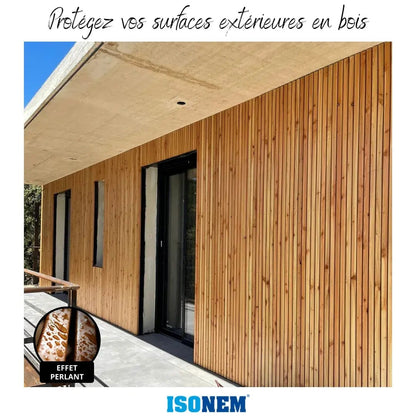 ISONEM by ALFAS ISONEM® LIQUID GLASS - Résine sol intérieur/extérieur - Vernis étanche aux liquides - Imperméabilisant terrasse, balcon, salle de bain...