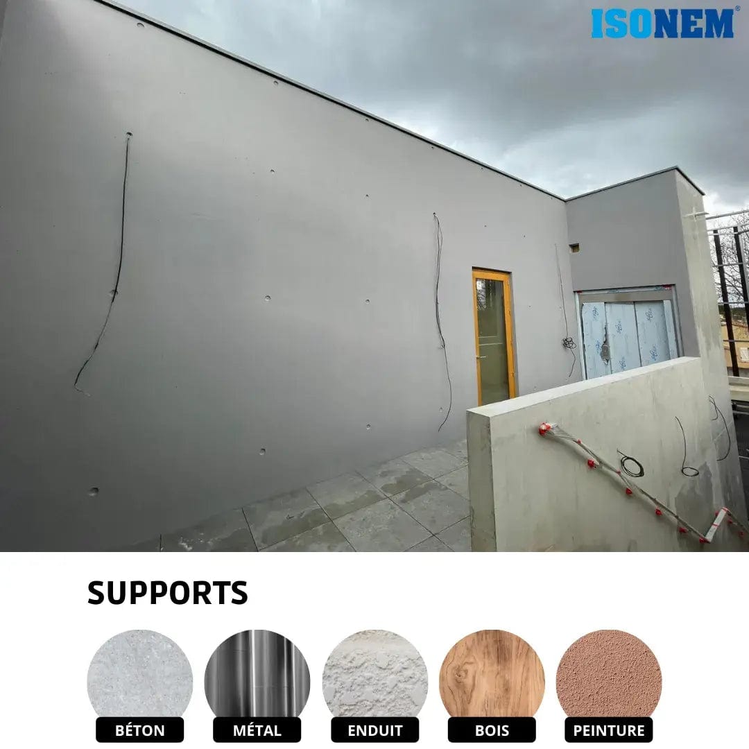 ISONEM by ALFAS Peinture ISONEM® BE 99 - Peinture Anti Fissures, Elastique & Imperméable pour façade